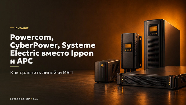 Powercom, CyberPower, Systeme Electric вместо Ippon и APC: как сравнить линейки ИБП