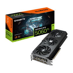Видеокарта Gigabyte GV-N506TGAMING OC-8GD, NVIDIA GeForce RTX 5060 Ti, 8 ГБ видеопамяти, GDDR7, PCI Express 5.0