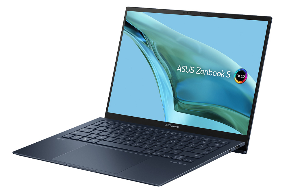 Ноутбук ASUS Zenbook S 13 OLED  Ponder Blue UX5304MA-NQ172 (90NB12V3-M00B20), Intel Core Ultra 7 155U, 16GB LPDDR5X, Intel Graphics, 13.3" 3K OLED, 4 TB SSD PCIe GEN4, WINDOWS 11 PRO, КЛАВИАТУРА RU/US, гарантия 1 год, ЧЕХОЛ В ПОДАРОК!, фото 3