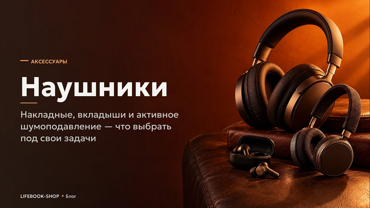 Наушники: накладные, вкладыши и активное шумоподавление — что выбрать под свои задачи