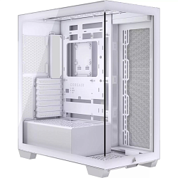 Корпус без блока Case Corsair 3500X, Midi-Tower, TG, no fan, 2xUSB-A 3.2, 1xUSB 3.2 Type-C, E-ATX, ATX, mATX, mITX White