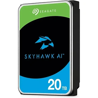 Жёсткий диск Seagate SkyHawk AI 20 ТБ 3,5″, 7200 об/мин, кэш 256 МБ, для видеонаблюдения