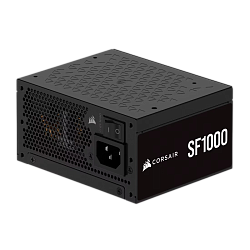 Блок питания Блоки питания/ Power Supply Corsair SF1000, Model RPS0176, 1000W 80+ Platinum (SFX, 3.1, PCIe 5.1, Full modular, 1x24(20+4)pin, 1x12VHPWR, 2x4+4-pin CPU +12V (EPS), 3x4-pin Molex, 4x6+2-pin PCIe, 8xSATA3, Active, 92x92mm, 125x100x63.5mm, APFC