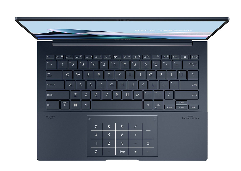 Ноутбук ASUS Zenbook 14 OLED Ponder Blue UX3405MA-QD992 (90NB11R1-M01SU0), Intel Core Ultra 9 185H, 16 ГБ LPDDR5X, 14" Full HD+ OLED, 1TB SSD PCIe GEN4, WINDOWS 11 PRO, КЛАВИАТУРА RU/US, гарантия 1 год, ЧЕХОЛ В ПОДАРОК!, фото 5
