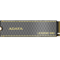 SSD ADATA LEGEND 860, 2000 ГБ, M.2 (22×80 мм), NVMe 1.4, PCIe Gen 4x4, 3D NAND, скорость чтения 6000 МБ/с, записи 5000 МБ/с, TBW 640 ТБ