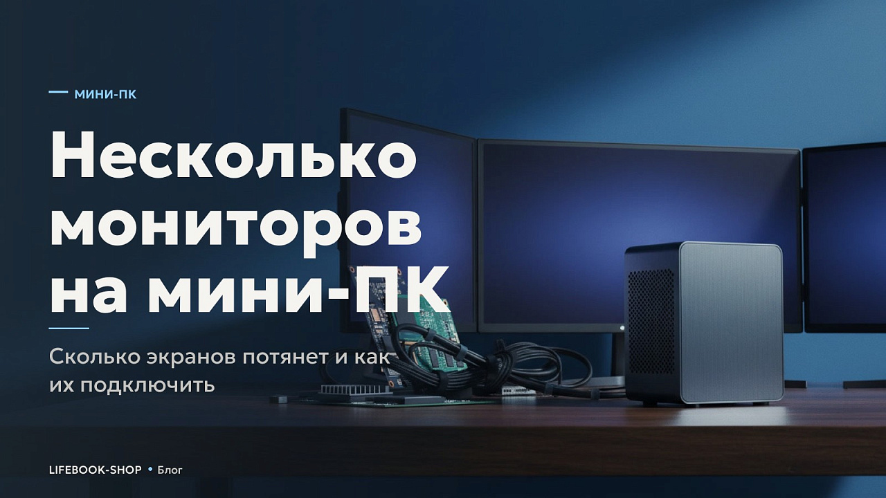 Несколько мониторов на мини-ПК: сколько экранов потянет и как их подключить