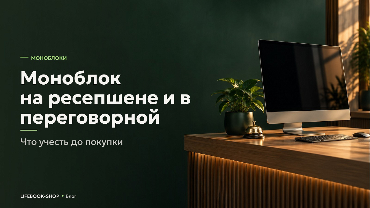Моноблок на ресепшене и в переговорной: что учесть до покупки