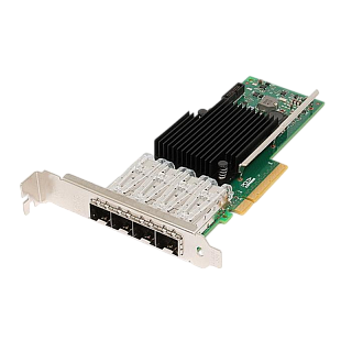 Сетевая карта Intel X710-DA4, 4 порта SFP+ 10 Гбит/с, PCIe 3.0 x8, SR-IOV