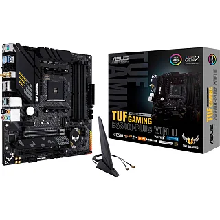 Материнская плата ASUS TUF B550M-PLUS WIFI II, AM4, AMD B550, mATX, DDR4