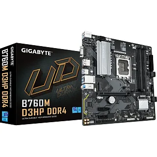 Материнская плата Gigabyte B760M D3HP, LGA1700, Intel B760 Express, mATX, DDR5