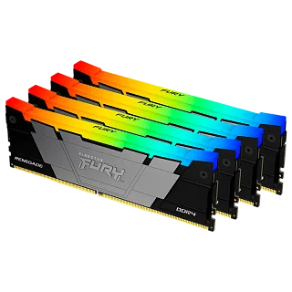 Оперативная память Kingston KF432C16RB2AK4/32, 32 ГБ (4x8 ГБ), DDR4, 3200 МГц, DIMM, CL16