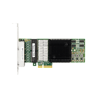 Сетевая карта LR-Link LRES8001PT-BP с режимом bypass, 4 порта RJ-45 1 Гбит/с, Intel I350