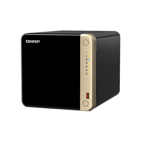 Сетевое хранилище NAS QNAP SMB QNAPTS-464-8G NAS 4 HDD trays, Intel Celeron N5105/N5095, 8 ГБ ОЗУ