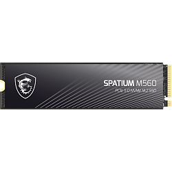 Твердотельный накопитель MSI SSD SPATIUM M560, 2 ТБ, M.2 (22×80 мм), NVMe, PCIe 5.0 ×4