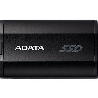 Внешний накопитель ADATA SD810, SSD 1 ТБ, USB 3.2 Gen 2 Type-C, USB Type-C, чтение 2000 МБ/с, чёрный