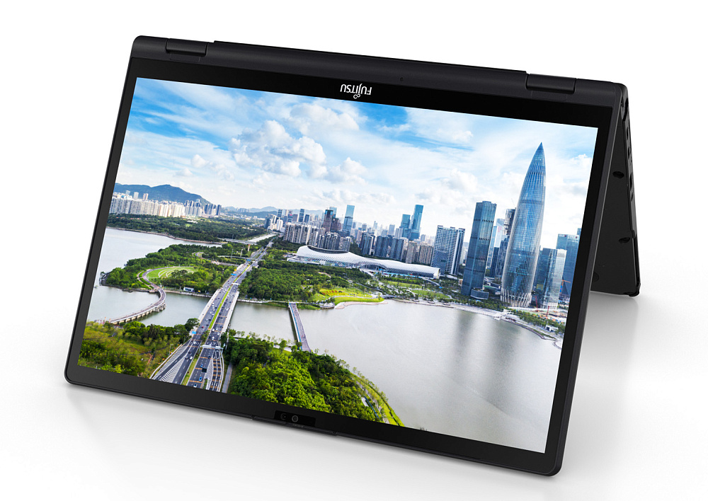 Ноутбук-трансформер Fujitsu LIFEBOOK U5313X U5313X52BRU4TB BLACK 360°, Intel Core i5-1335U, 16GB LPDDR5-4800MHz, SSD 4TB, Intel Iris Xe Graphics, 13,3" WUXGA Touch, WINDOWS 11 PRO, КЛАВИАТУРА RU/US, сделано в Японии, гарантия 1 год, фото 6