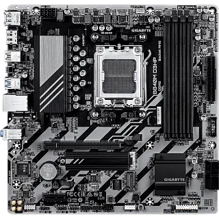 Материнская плата Gigabyte B840M D3HP, AM5, AMD B840, mATX, DDR5
