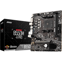 Материнская плата MSI B550M-A PRO, AM4, AMD B550, mATX, DDR4, DIMM