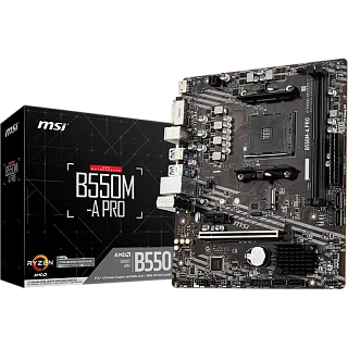 Материнская плата MSI B550M-A PRO, AM4, AMD B550, mATX, DDR4, DIMM
