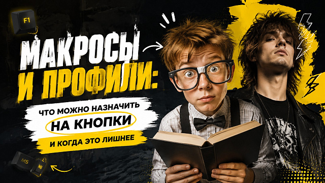 Макросы и профили: что можно назначить на кнопки и когда это лишнее