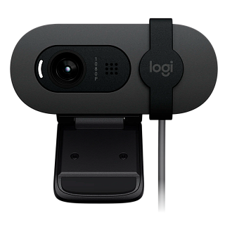 Веб-камера Logitech Brio 105 Full HD 1080p Webcam - GRAPHITE - USB, 1920х1080, 30 к/с, фокус фиксированный