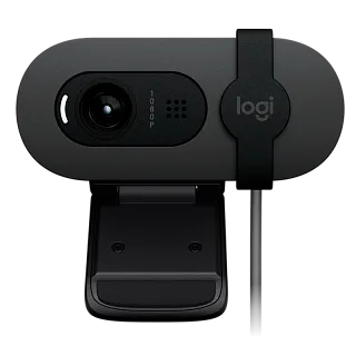 Веб-камера Logitech Brio 105 Full HD 1080p Webcam - GRAPHITE - USB, 1920х1080, 30 к/с, фокус фиксированный