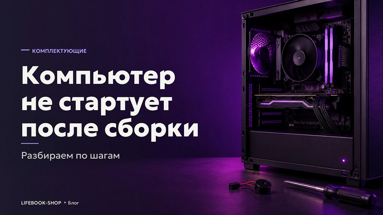 Компьютер не стартует после сборки: разбираем по шагам