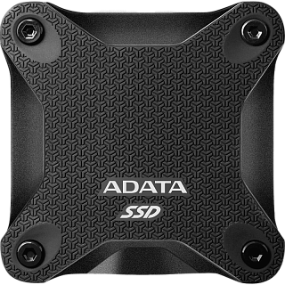 Внешний накопитель ADATA SD620, SSD 2 ТБ, USB 3.2 Gen 2 Type-A, чтение 520 МБ/с, запись 460 МБ/с, чёрный