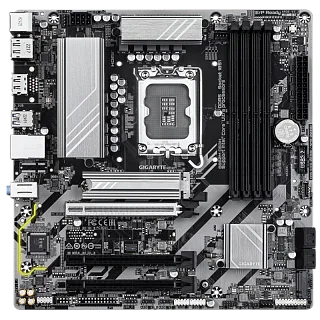Материнская плата Gigabyte B860M DS3H, LGA1851, Intel B860, mATX, DDR5