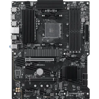 Материнская плата MSI PRO B550-S, AM4, AMD B550, ATX, DDR4, DIMM