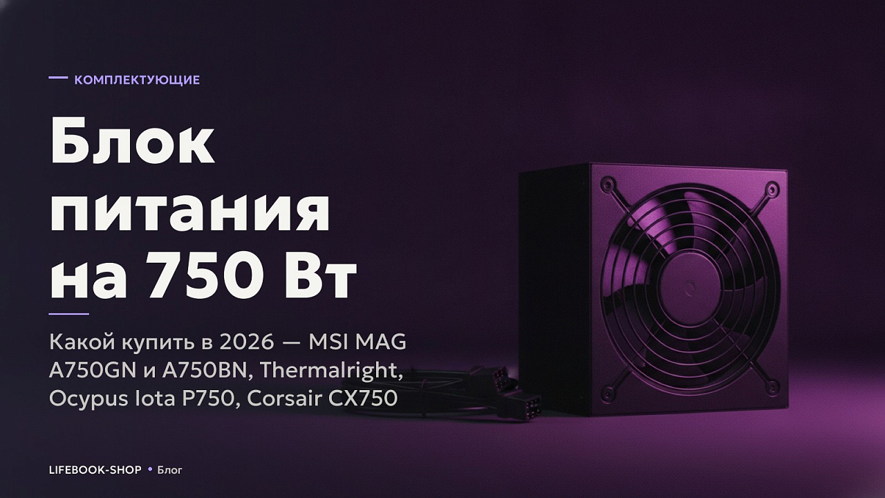 Блок питания на 750 Вт: какой купить в 2026 — MSI MAG A750GN и A750BN, Thermalright, Ocypus Iota P750, Corsair CX750