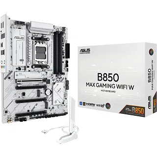 Материнская плата ASUS B850 MAX WIFI W, AM5, AMD B850, ATX, DDR5