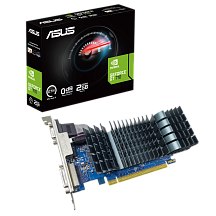 Видеокарта ASUS GT710-SL-2GD5-BRK-EVO, NVIDIA GeForce GT 710, 2 ГБ видеопамяти, GDDR5, PCI Express 2.0