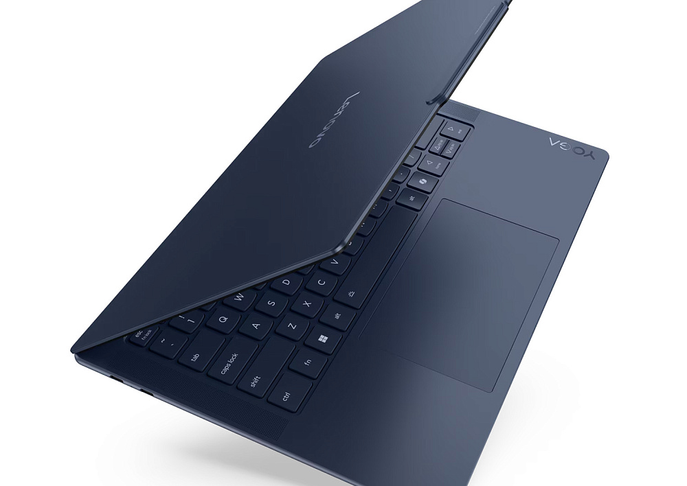 Ноутбук Lenovo Yoga Slim 7x 14Q8X9 83ED0049RK Cosmic Blue, 14,5" 3K (2944x1840) OLED, Snapdragon X Elite X1E-78-100, Qualcomm SD X Adreno X1-85, 32GB LPDDR5x-8448, 1 TB SSD PCIe GEN4, WINDOWS 11 HOME, КЛАВИАТУРА RU/US, гарантия 1 год, фото 5