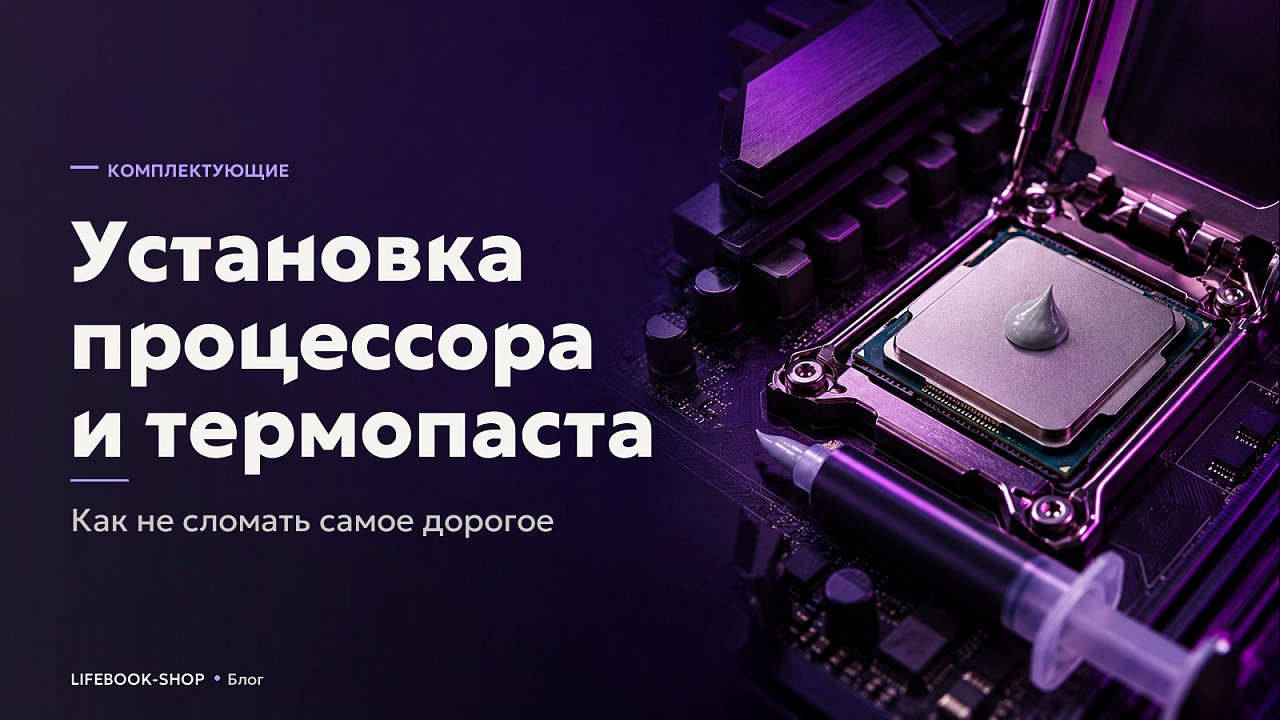 Установка процессора и термопаста: как не сломать самое дорогое