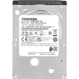 Жёсткий диск восстановленный Toshiba 1 ТБ 2,5″, 5400 об/мин, кэш 128 МБ, для ПК и ноутбуков