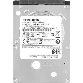 Жёсткий диск восстановленный Toshiba 1 ТБ 2,5″, 5400 об/мин, кэш 128 МБ, для ПК и ноутбуков