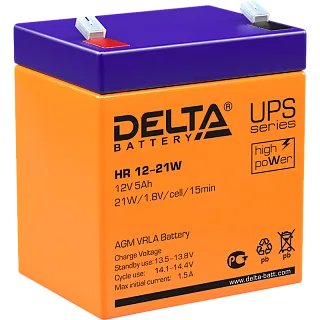 Батарея для ИБП Delta HR 12-21 W, 12 В, 5 Ач