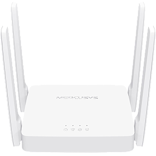 Wi-Fi роутер Mercusys AC1200 dual-Band Gb Wi-Fi router, Wi-Fi 5, 2 порта LAN