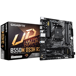 Материнская плата GIGABYTE B550M DS3H R2, DDR4