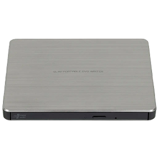 Оптический привод LG DVD-RW ext. GP60NS60.AUAE12S, внешний, DVD-ROM привод, серебристый