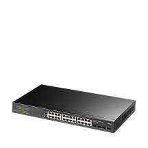 Коммутатор Cudy GS2024S2 управляемый L2, 24 порта 1 Гбит/с, 4 слота SFP