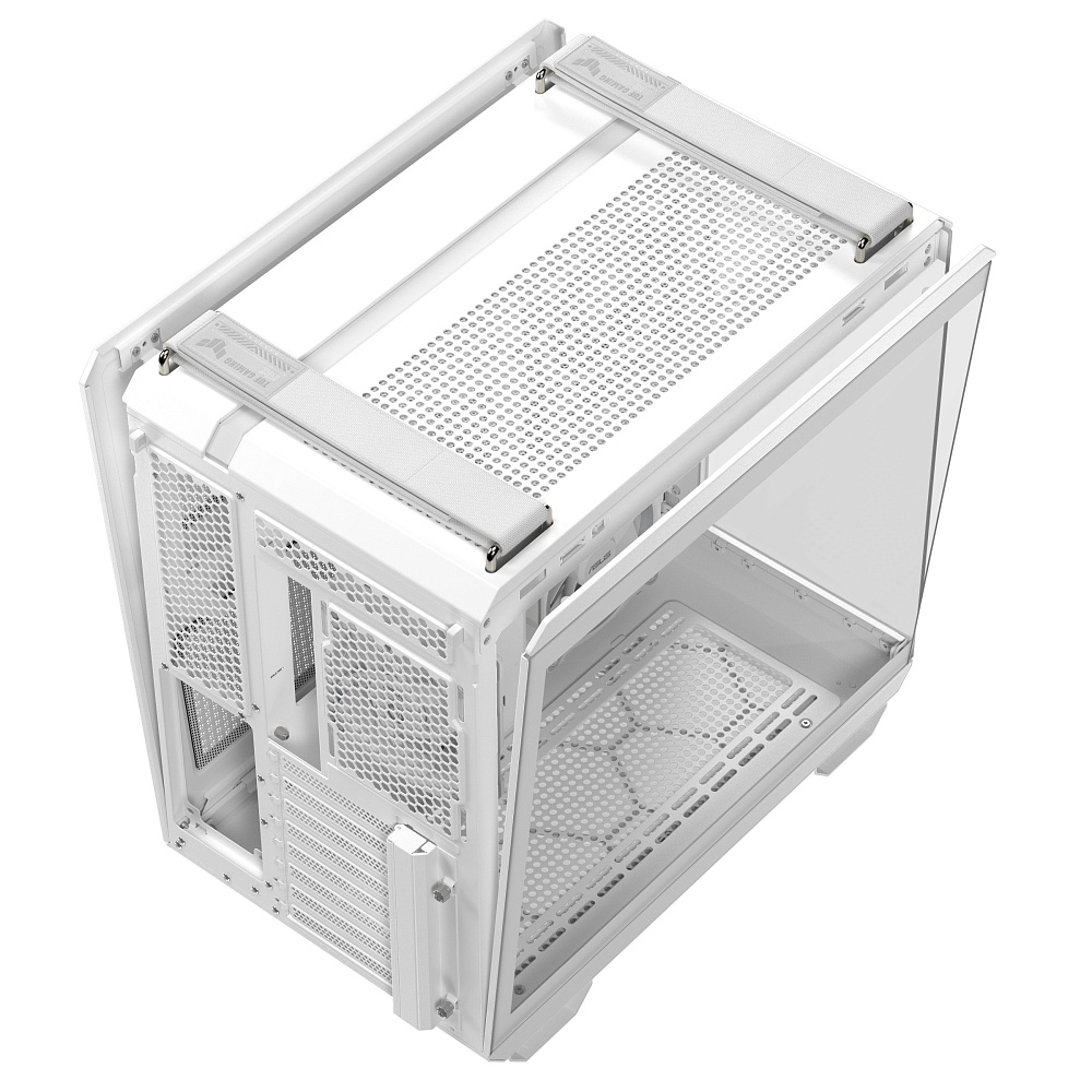Корпус для ПК ASUS TUF GT502 HORIZON TG ARGB, белый, подсветка ARGB, фото 5