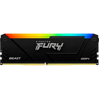 Оперативная память Kingston KF432C16BB2A/8, 8 ГБ, DDR4, 3200 МГц, DIMM, PC4-25600, CL16