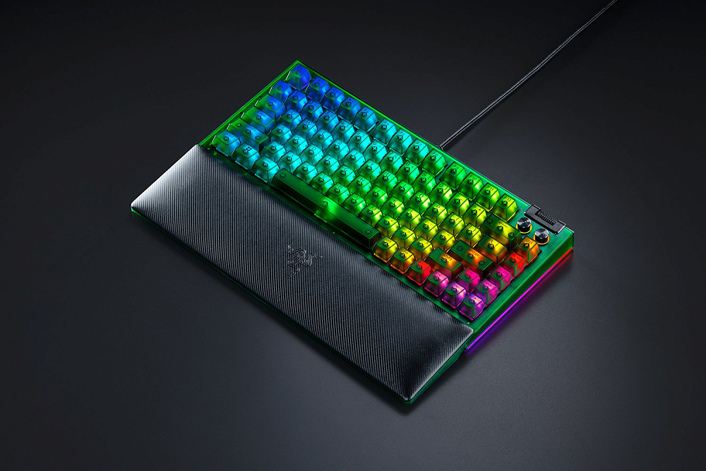 Клавиатура Razer BlackWidow V4 75% - Phantom Green - US Layout, проводное подключение, USB-A, фото 2
