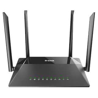 Wi-Fi роутер D-Link AC1300 Wi-Fi Router, Wi-Fi 5, 4 порта LAN