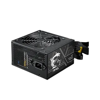 Блок питания MSI MAG A750BN PCIE5 II, 750 Вт, 80 PLUS Bronze, ATX, активный PFC, вентилятор 120x120 мм