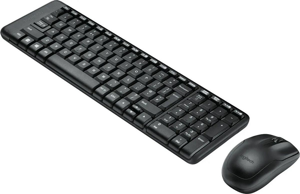 Комплект клавиатура и мышь Logitech + Desktop MK220, радиоканал, фото 3