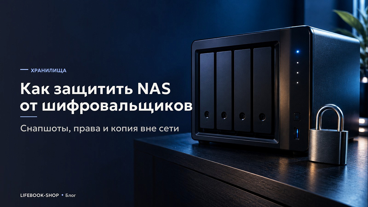 Как защитить NAS от шифровальщиков: снапшоты, права и копия вне сети