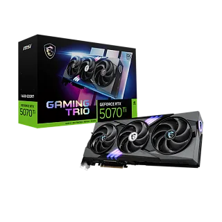 Видеокарта MSI GeForce RTX 5070 Ti 16G TRIO OC, NVIDIA GeForce RTX 5070 Ti, GDDR7